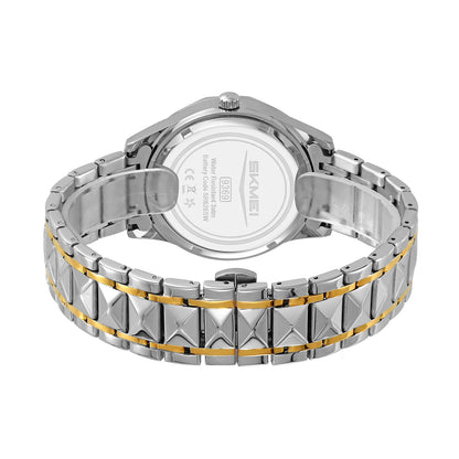 Relógio SKMEI Luxury Premium – Gold & Green
