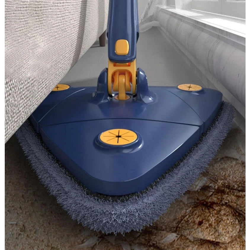 Mop Esfregão Triangular Giratório 360° Ajustável com 2 Refis