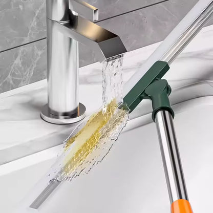 Rodo Vassoura Mágica De Silicone Raspador 2 Em 1 Seco E Úmido
