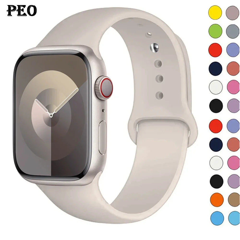 Pulseira Esportiva em Silicone para Apple Watch