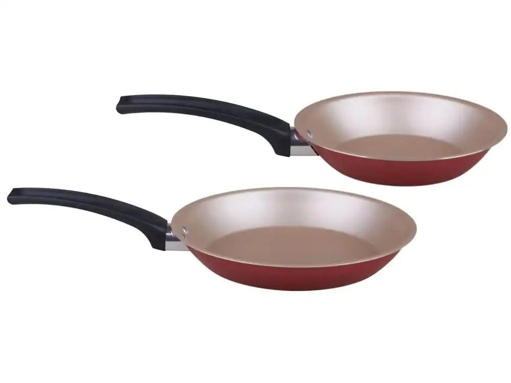 Panelux Magnific Cherry Aluminum Non-Stick Fry Pan Set, 2 Pieces