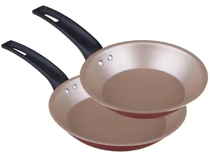 Panelux Magnific Cherry Aluminum Non-Stick Fry Pan Set, 2 Pieces