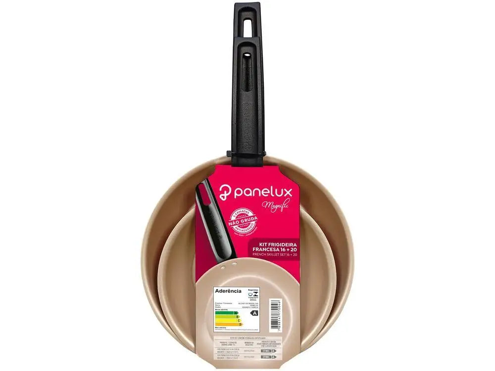 Panelux Magnific Cherry Aluminum Non-Stick Fry Pan Set, 2 Pieces