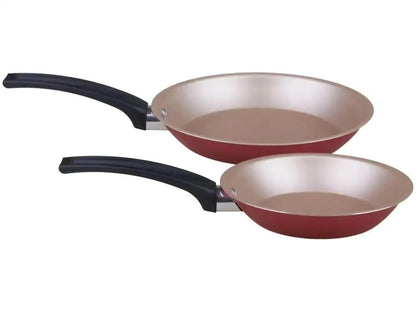 Panelux Magnific Cherry Aluminum Non-Stick Fry Pan Set, 2 Pieces